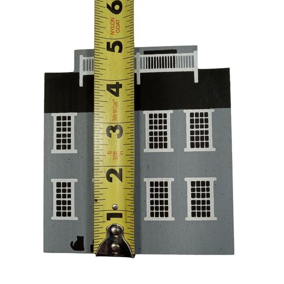 Cat's Meow Village Nantucket Series Maria Mitchell House Signed Faline 1989 - Picture 7 of 8